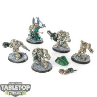 Dark Angels - 5 Deathwing Knights klassisch - teilweise...