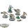 Dark Angels - 5 Deathwing Knights klassisch - teilweise bemalt