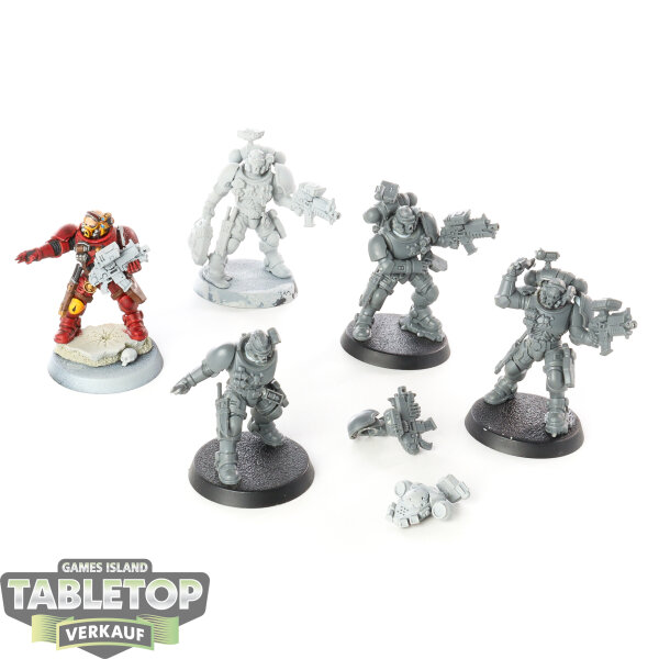 Space Marines - 5 Incursor Squad - teilweise bemalt