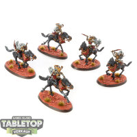 Daughters of Khaine - 5 Doomfire Warlocks - bemalt