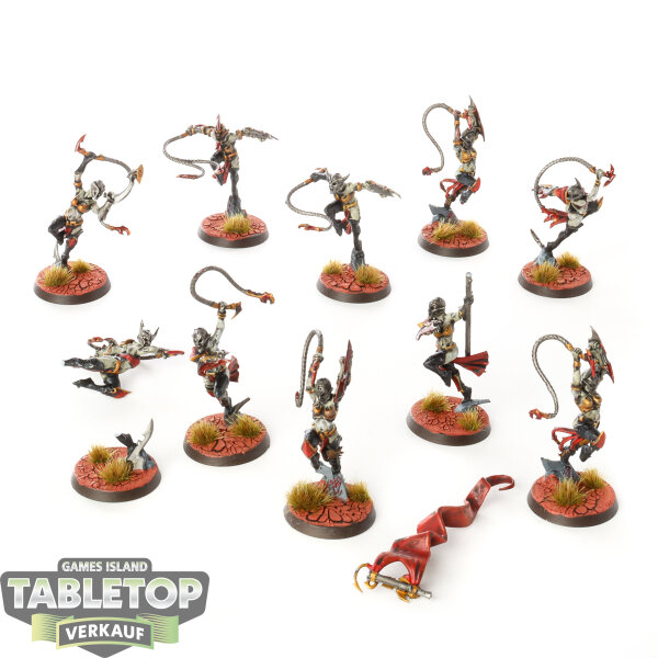 Daughters of Khaine - 10 Sisters of Slaughter - bemalt