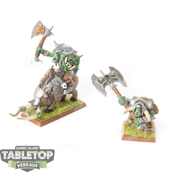 Orc & Goblin Tribes - Orc Bosses - bemalt
