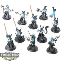 Disciples of Tzeentch - 10 Tzaangors - teilweise bemalt