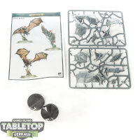 Soulblight Gravelords - 3 Fell Bats - im Gussrahmen
