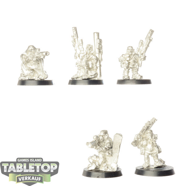 Astra Militarum - 5 Ratlings classic - unbemalt