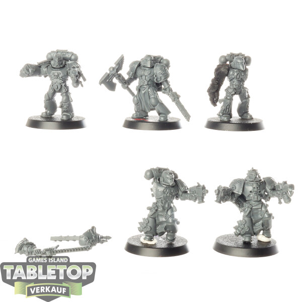 Blood Angels - 5 Death Company - teilweise bemalt