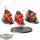 Space Marines - 3 Space Marine Bike Squad - teilweise bemalt