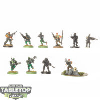 Astra Militarum - 10 Catachan Jungle Fighters - teilweise...
