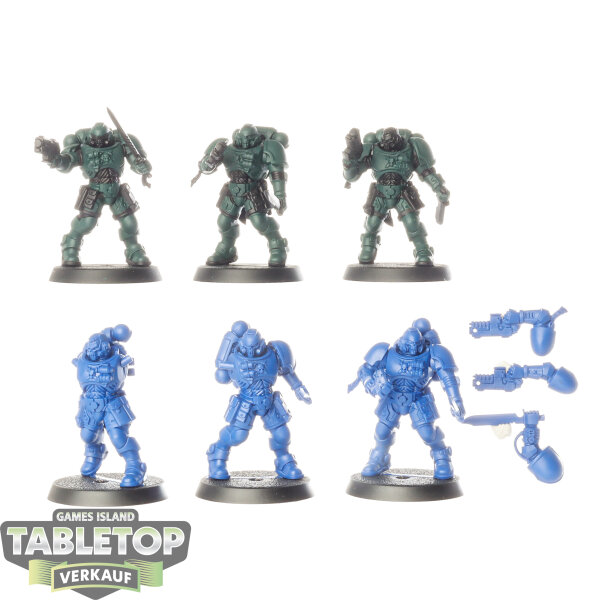 Space Marines - 6 Reiver Squad - teilweise bemalt