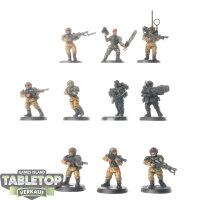 Astra Militarum - 10 Cadian Shock Troops classic -...