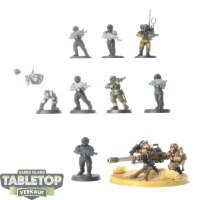 Astra Militarum - 10 Cadian Shock Troops classic -...