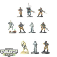 Astra Militarum - 10 Cadian Shock Troops classic -...