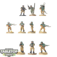 Astra Militarum - 10 Cadian Shock Troops classic -...