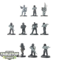 Astra Militarum - 10 Cadian Shock Troops classic -...
