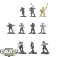 Astra Militarum - 10 Cadian Shock Troops classic -...