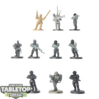 Astra Militarum - 10 Cadian Shock Troops classic -...