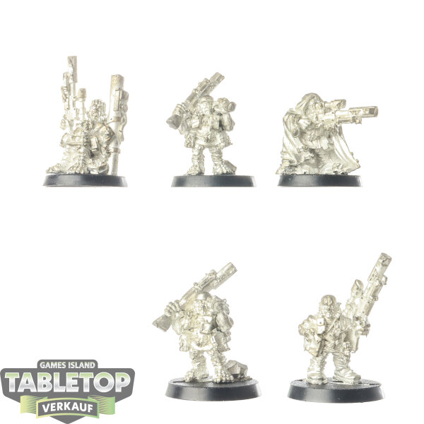 Astra Militarum - 5 Ratlings classic - unbemalt