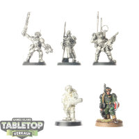 Astra Militarum - 5 Cadian Command Squad classic -...