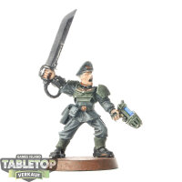 Astra Militarum - Cadian Lieutenant - teilweise bemalt