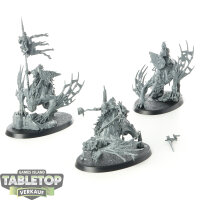 Flesh-eater Courts - 3 Morbheg Knights - unbemalt