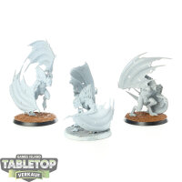 Flesh-eater Courts - 3 Crypt Flayers - teilweise bemalt