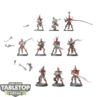 Drukhari - 10 Kabalite Warriors - teilweise bemalt