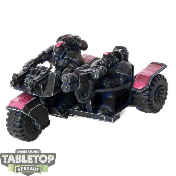 Space Marines - Attack Bike - teilweise bemalt