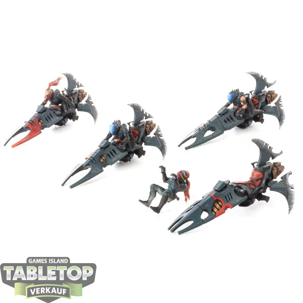 Drukhari - 4 Reavers - bemalt