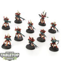 Drukhari - 10 Kabalite Warriors - teilweise bemalt