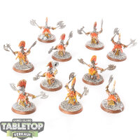 Fyreslayers - 10 Vulkite Berzerkers - bemalt
