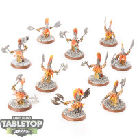 Fyreslayers - 10 Vulkite Berzerkers - bemalt