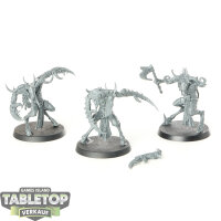 Hedonites of Slaanesh - 3 Slaangor Fiendbloods - unbemalt