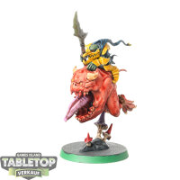 Gloomspite Gitz - Loonboss on Giant Cave Squig - bemalt