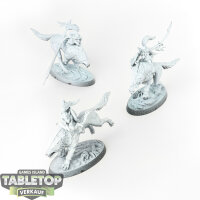 Gloomspite Gitz - 3 Snarlboss and Wolfgit Retinue -...