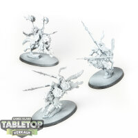 Gloomspite Gitz - 3 Snarlpack Cavalry - grundiert