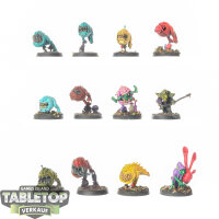 Gloomspite Gitz - 10 Squig Herd - teilweise bemalt