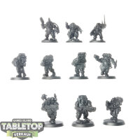 Leagues of Votann - 10 Hearthkyn Warriors - grundiert