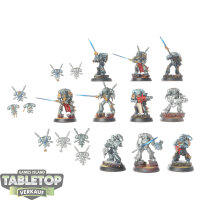 Grey Knights - 10 Grey Knights Purgation Squad - bemalt