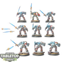 Grey Knights - 9 Paladins - bemalt