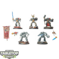 Grey Knights - 5 Grey Knights Paladins - bemalt