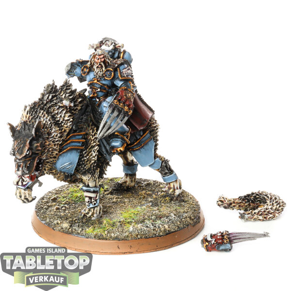 Space Wolves - Canis Wolfborn - bemalt