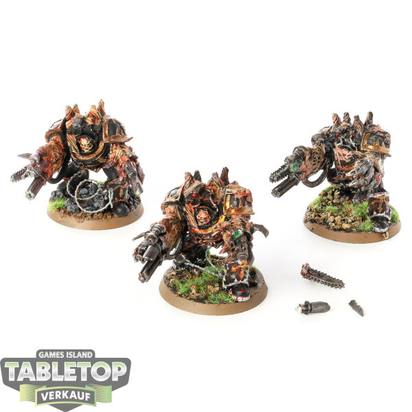 Chaos Space Marines - 3x Obliterators Klassisch - bemalt