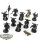 Chaos Space Marines - 10 Chaos Space Marines - teilweise bemalt