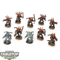 World Eaters - 10 Khorne Berzerkers klassisch - teilweise...