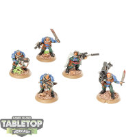Space Marines - 5 Scout classic - bemalt