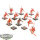 Chaos Daemons - 10 Bloodletters - teilweise bemalt