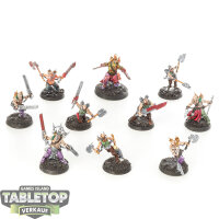 World Eaters - 10 Jakhals - teilweise bemalt