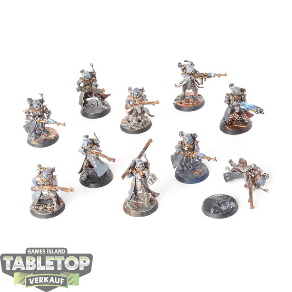 Adeptus Mechanicus - 10 Skitari Rangers  - bemalt