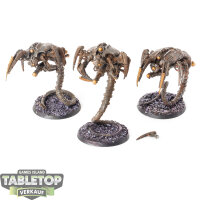 Necrons - 3 Canoptek Wraiths - teilweise bemalt