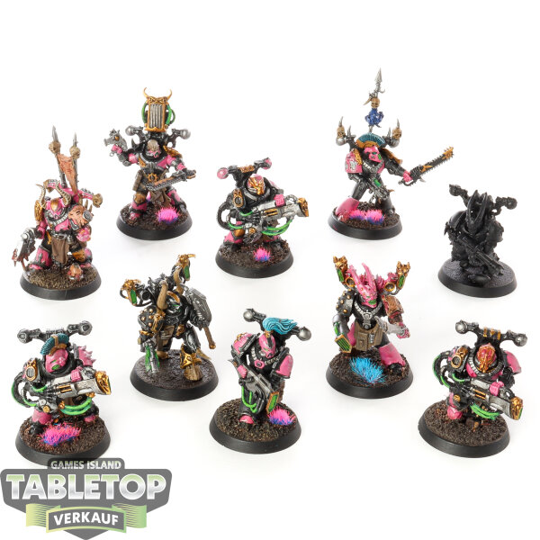 Chaos Space Marines - 10 Legionaries - teilweise bemalt